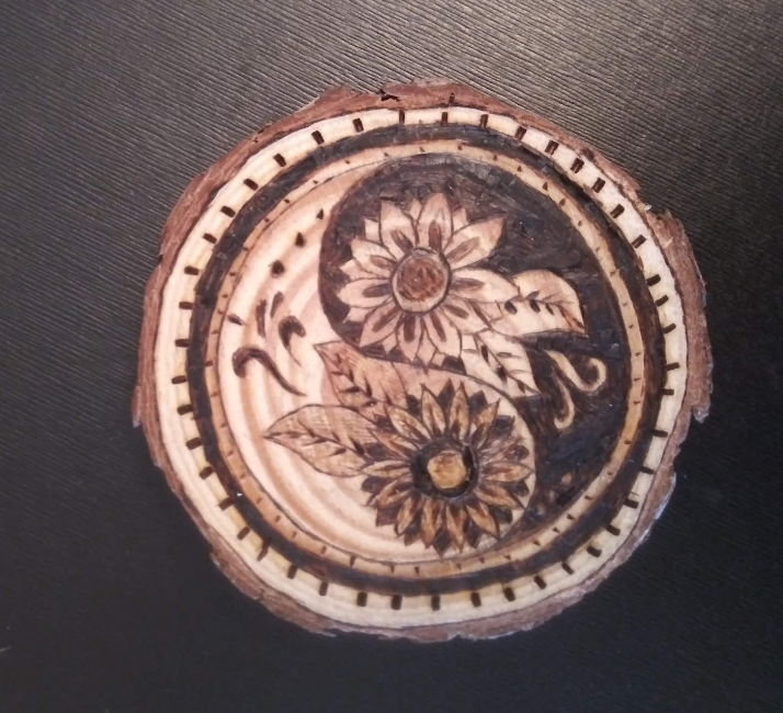 Sunflower Yin-Yang